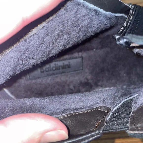 Baldinini Fur Line Extralight Leather Boot Black Men’s EU 42 US 9.5 - Picture 12 of 13